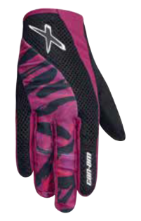 guantes x race para ella rosa
