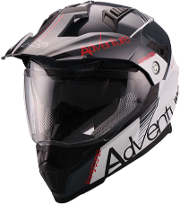 KV30_Enduro_Adventure - Gris - Blanco Brillo