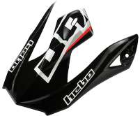 Visera Casco Raptor Carbon Rojo